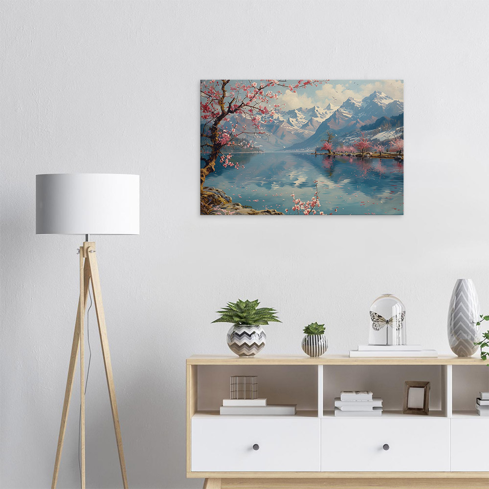 mountain-reflections-in-spring-5_60x90 Mountain Reflections in Spring #5_60x90