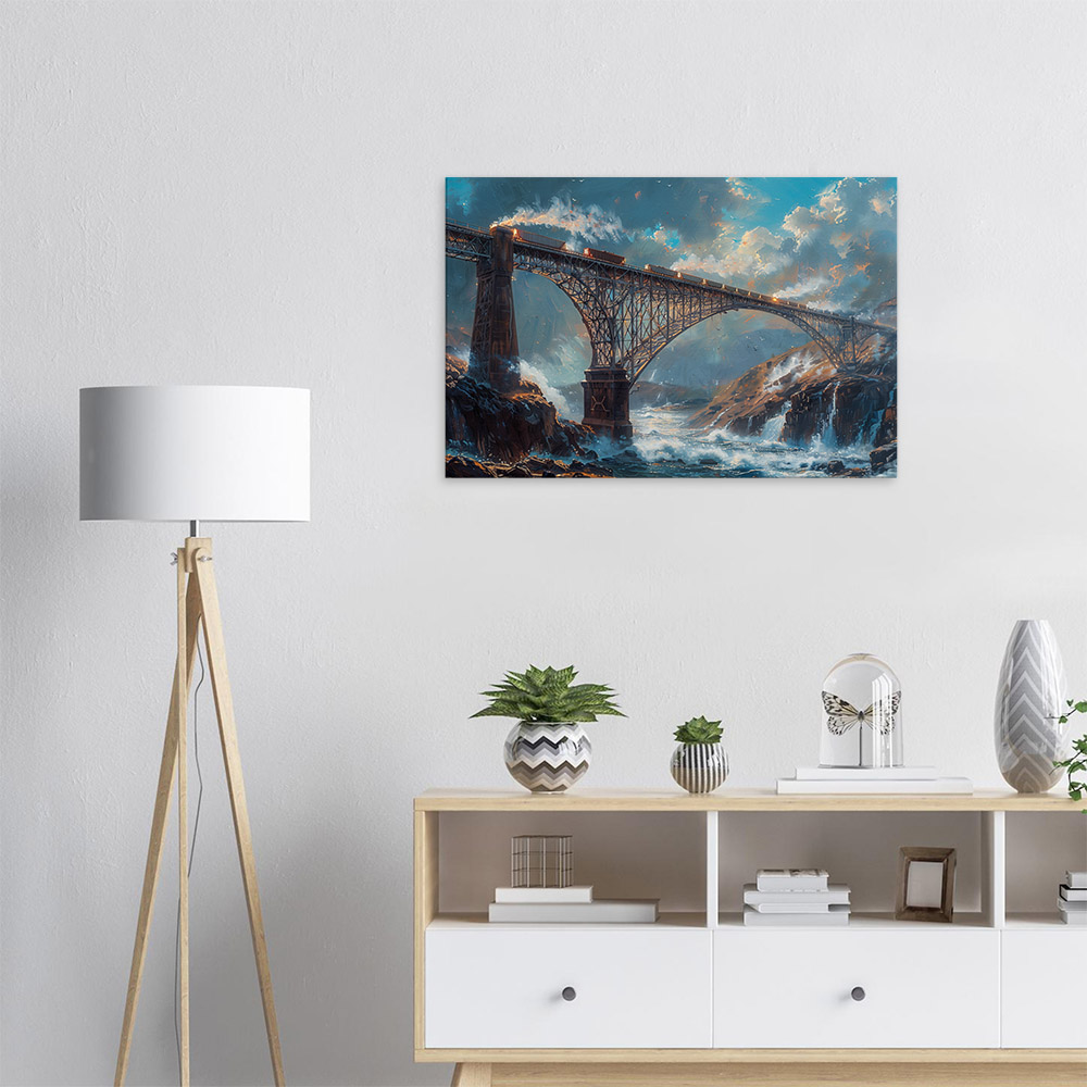 Steel Bridge Over the River #5_60x90