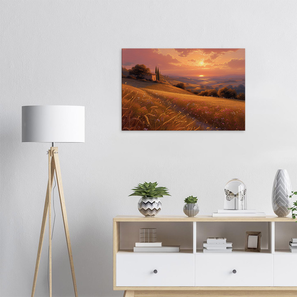 Golden Hills at Sunset #5_60x90