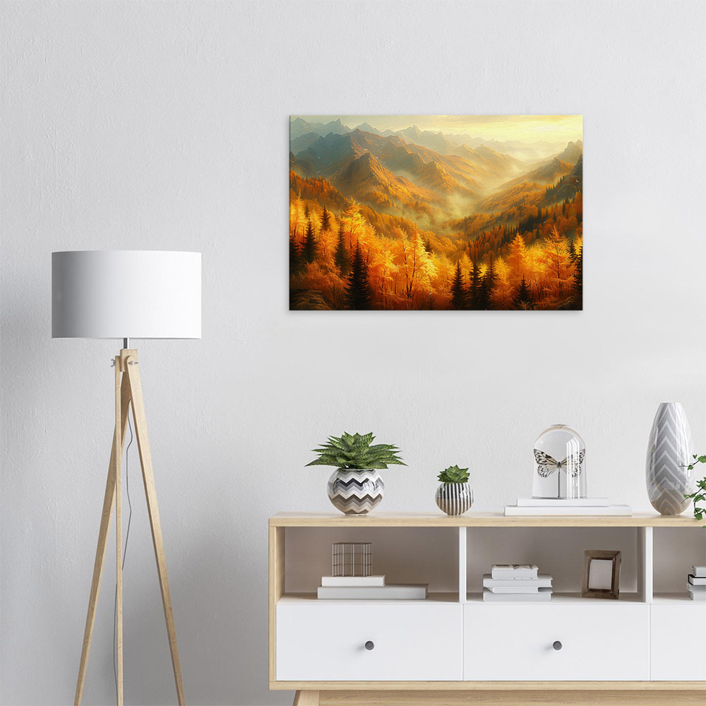Golden Glow on Autumn Peaks #5_60x90