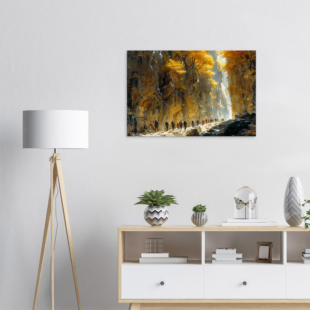 Sunlit Canyon Trek #5_60x90