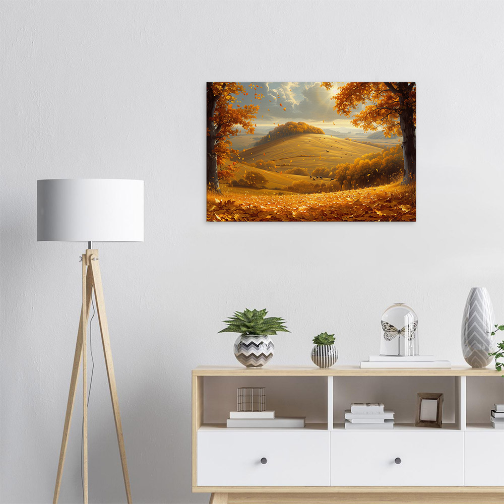 Golden Pastures in Autumn #5_60x90