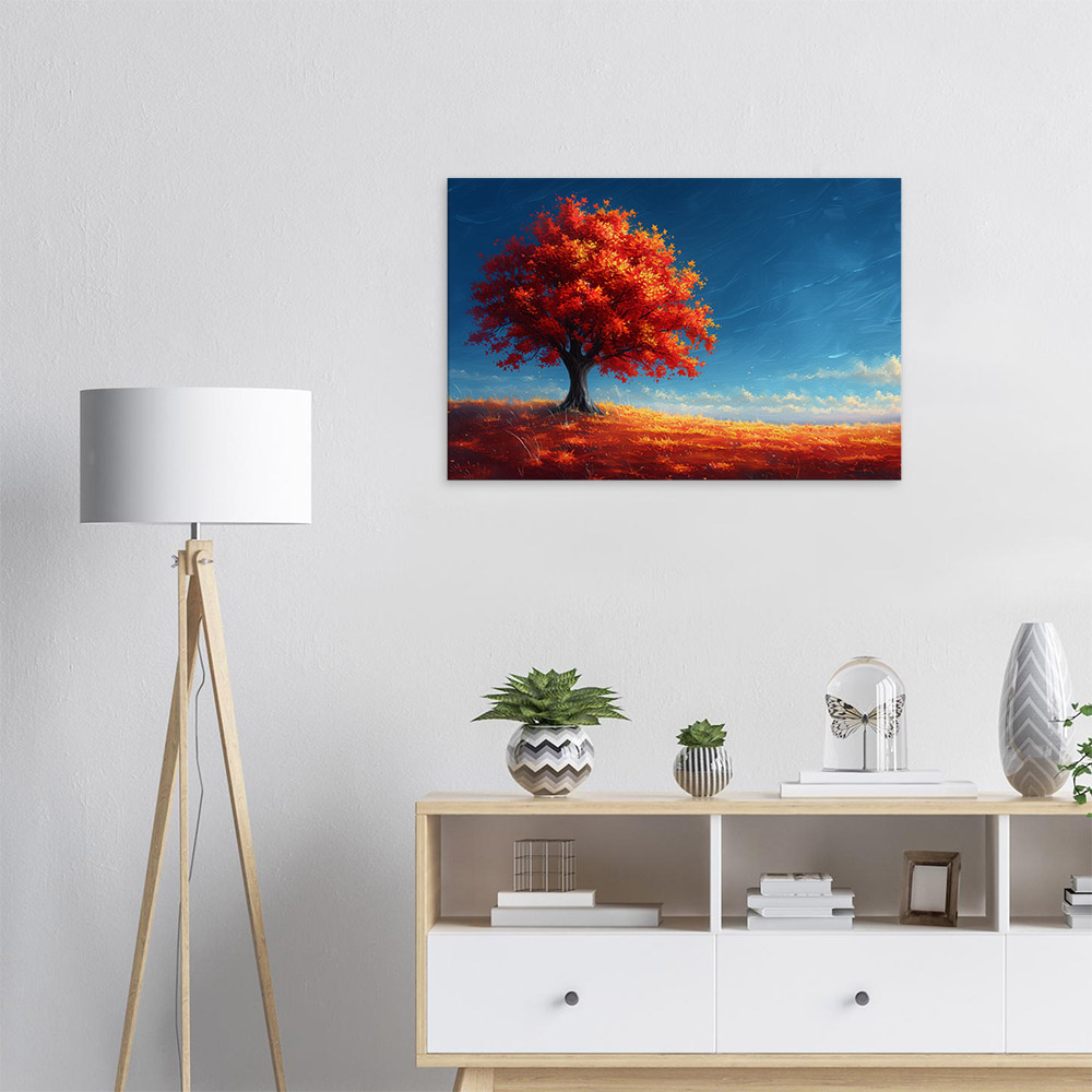 fiery-red-tree-5_60x90 Fiery Red Tree #5_60x90