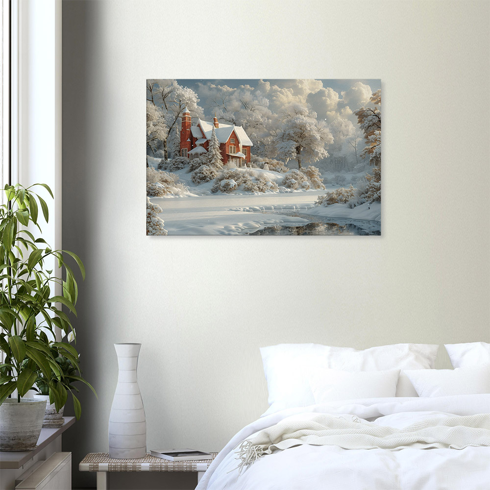 Brick House Under Snow #6_60x90