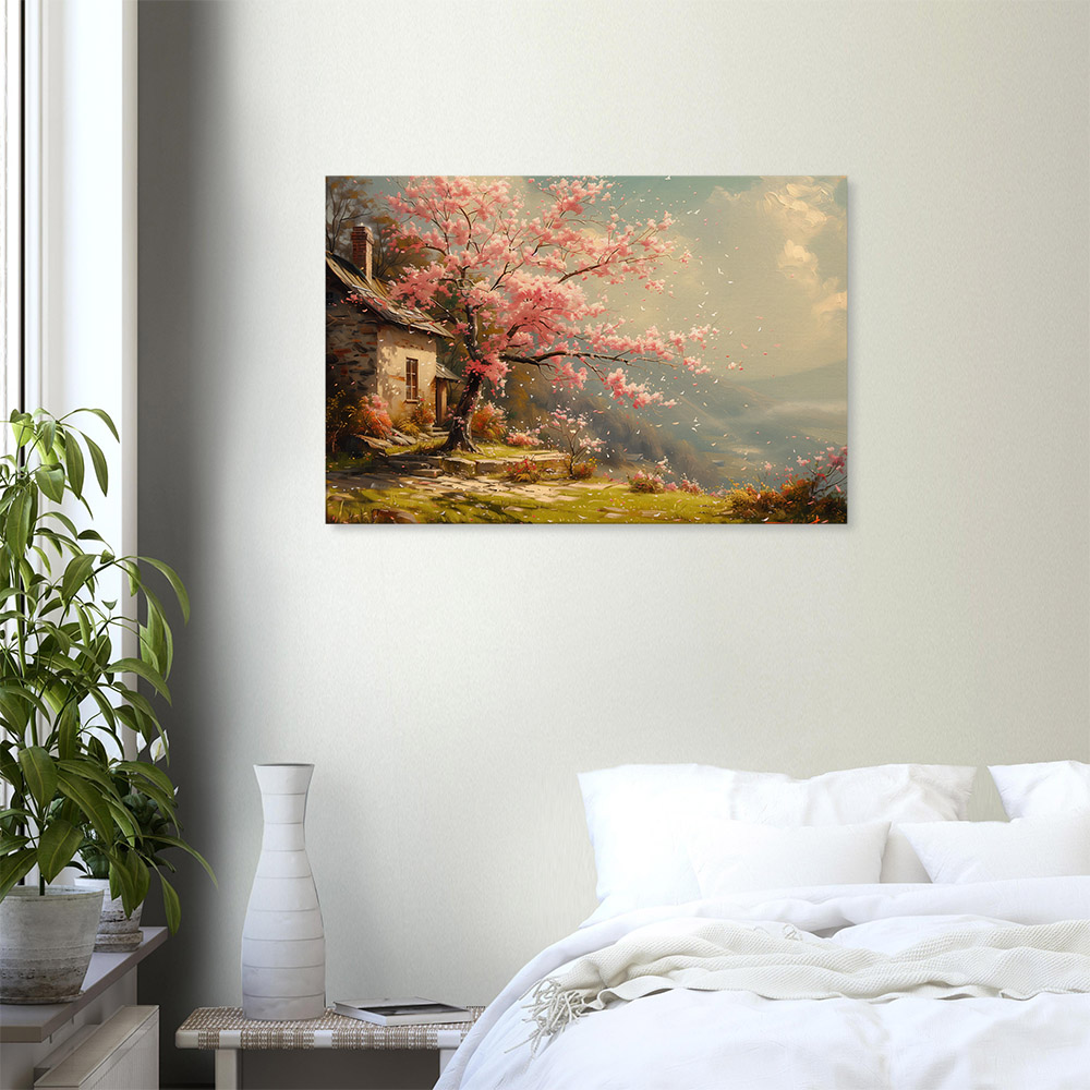 Cherry Blossoms in the Countryside #6_60x90