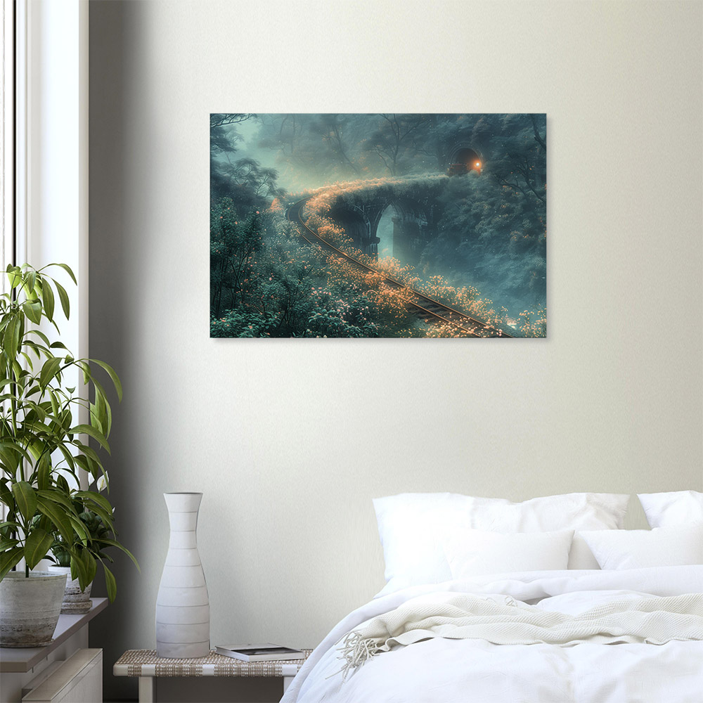 Tracking Through Morning Mist #6_60x90