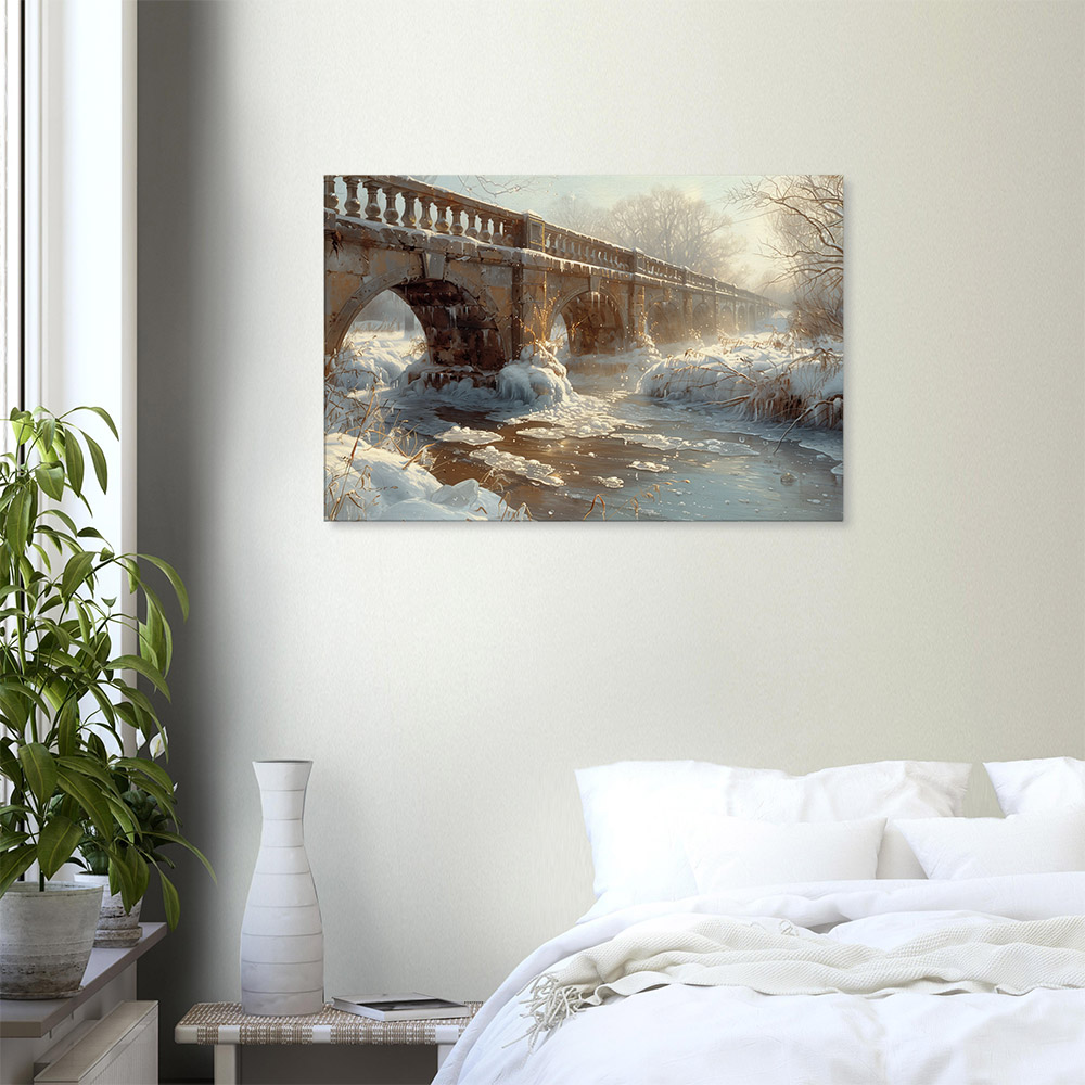 Bridge with Melted Snow #6_60x90