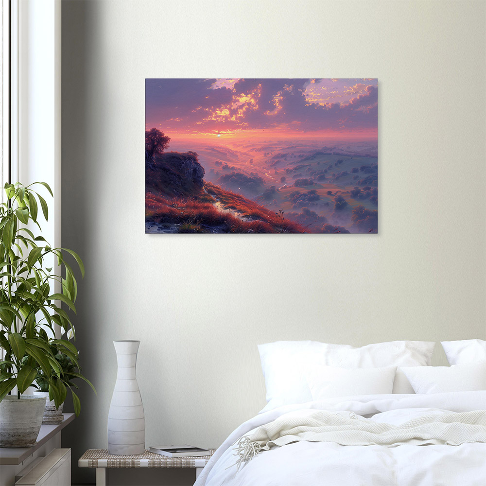 springtime-sunsete-over-the-hills-6_60x90 Springtime Sunsete Over the Hills #6_60x90