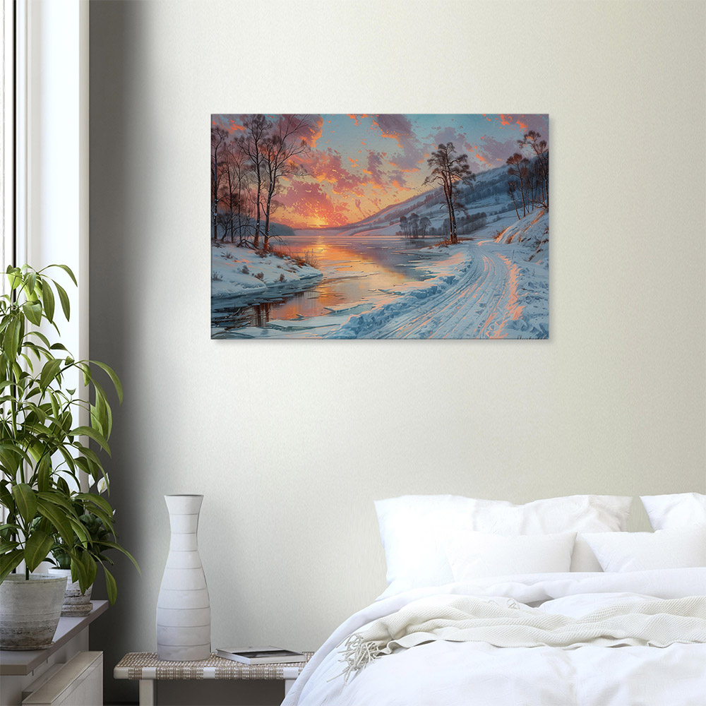 Frosty Morning Glow #6_60x90
