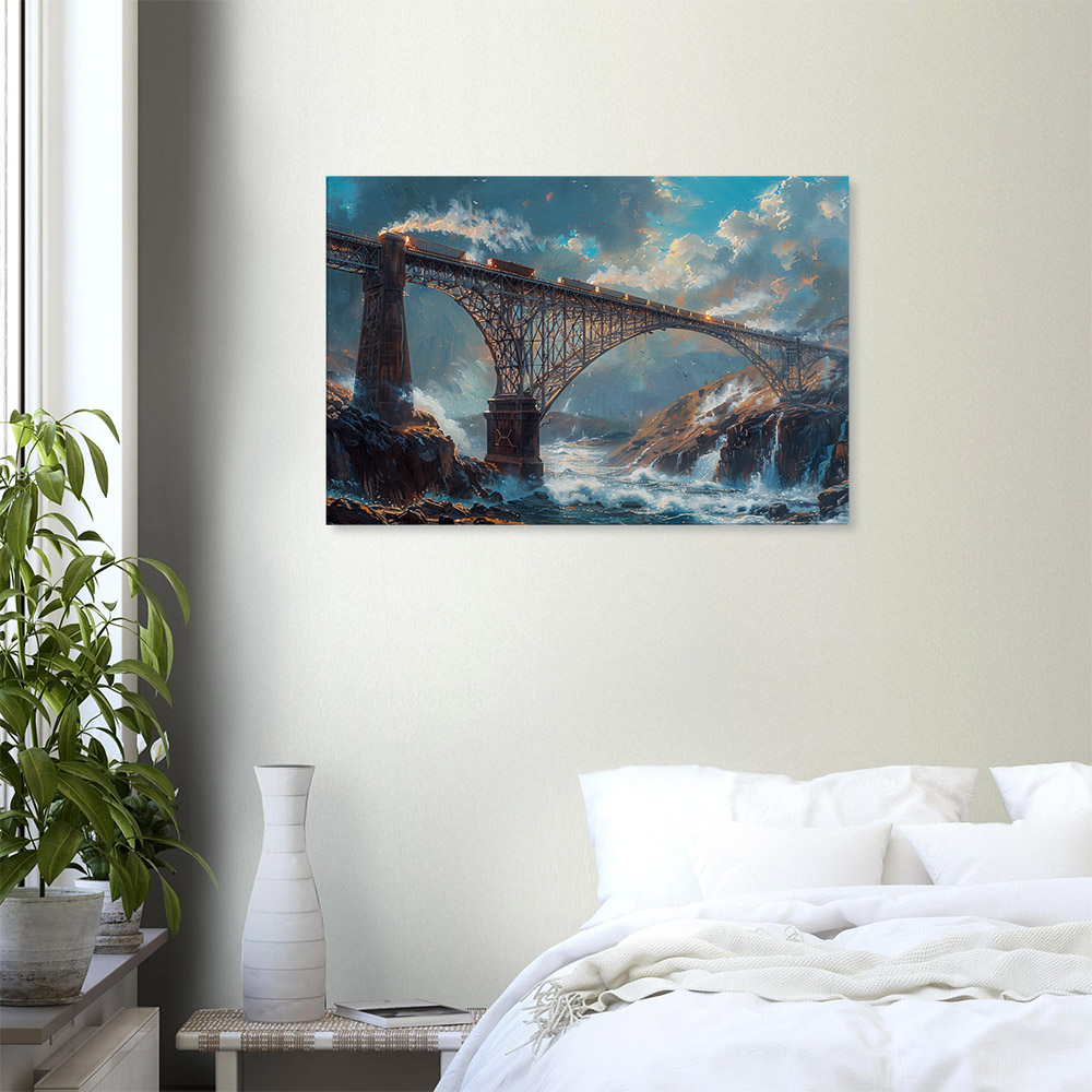 Steel Bridge Over the River #6_60x90