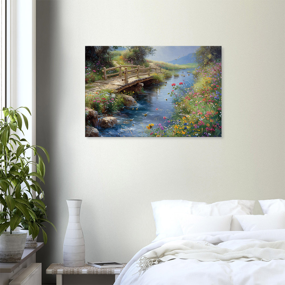 Blooming Wildflowers and Babbling Brook #6_60x90