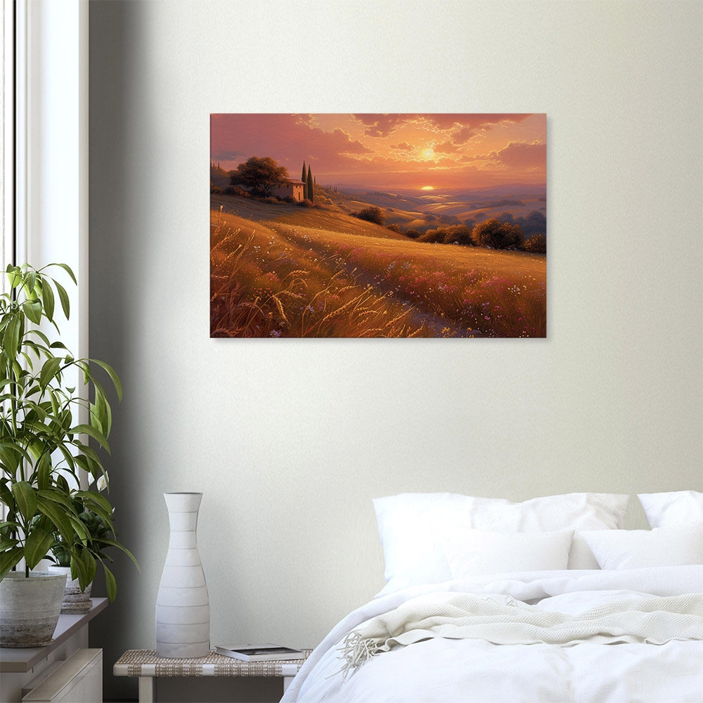 Golden Hills at Sunset #6_60x90