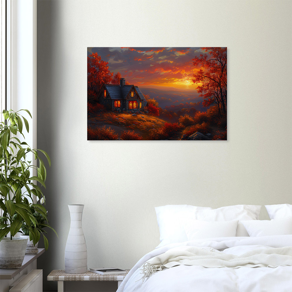 Cozy Cottage in Fall #6_60x90