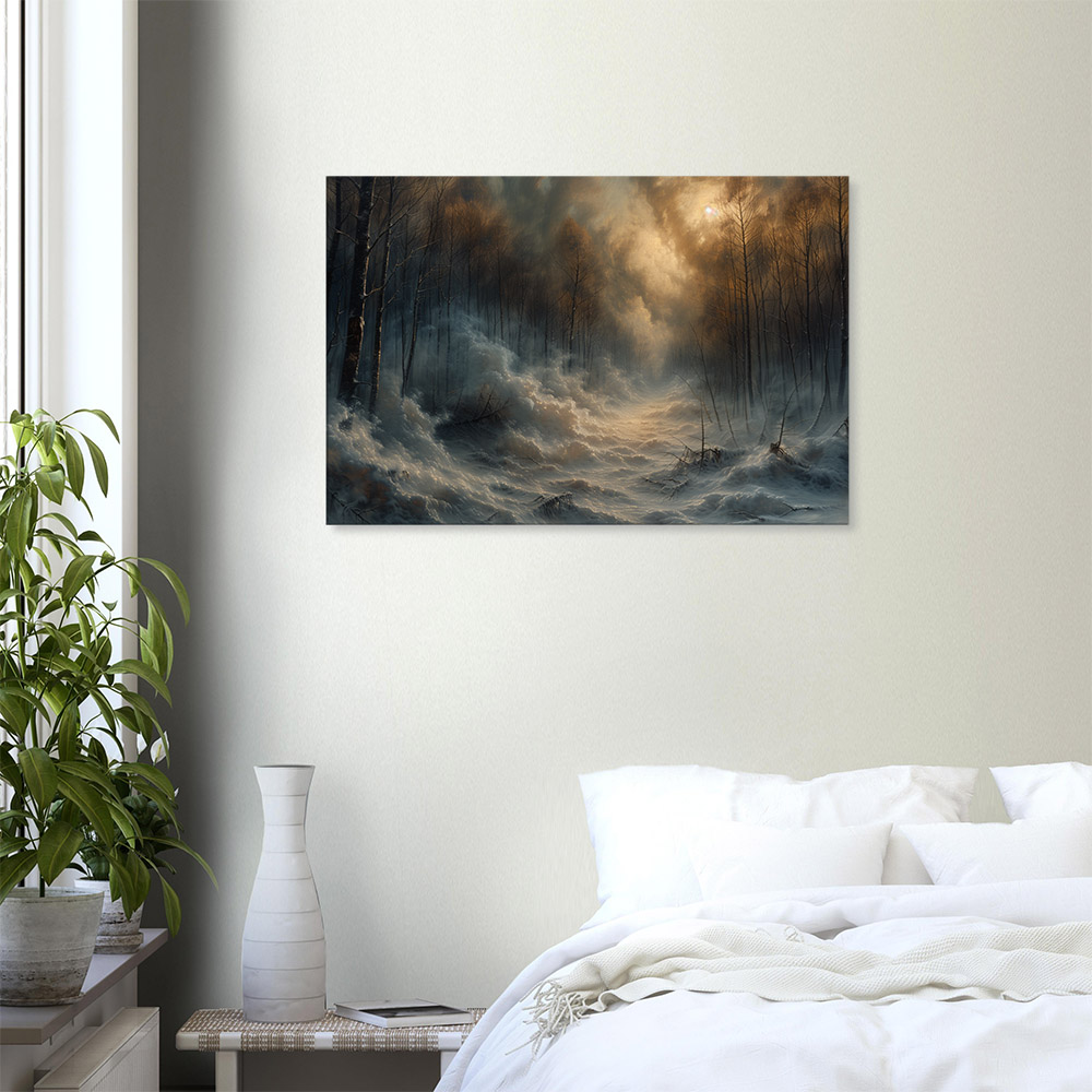 Fall Forest Morning Misty #6_60x90