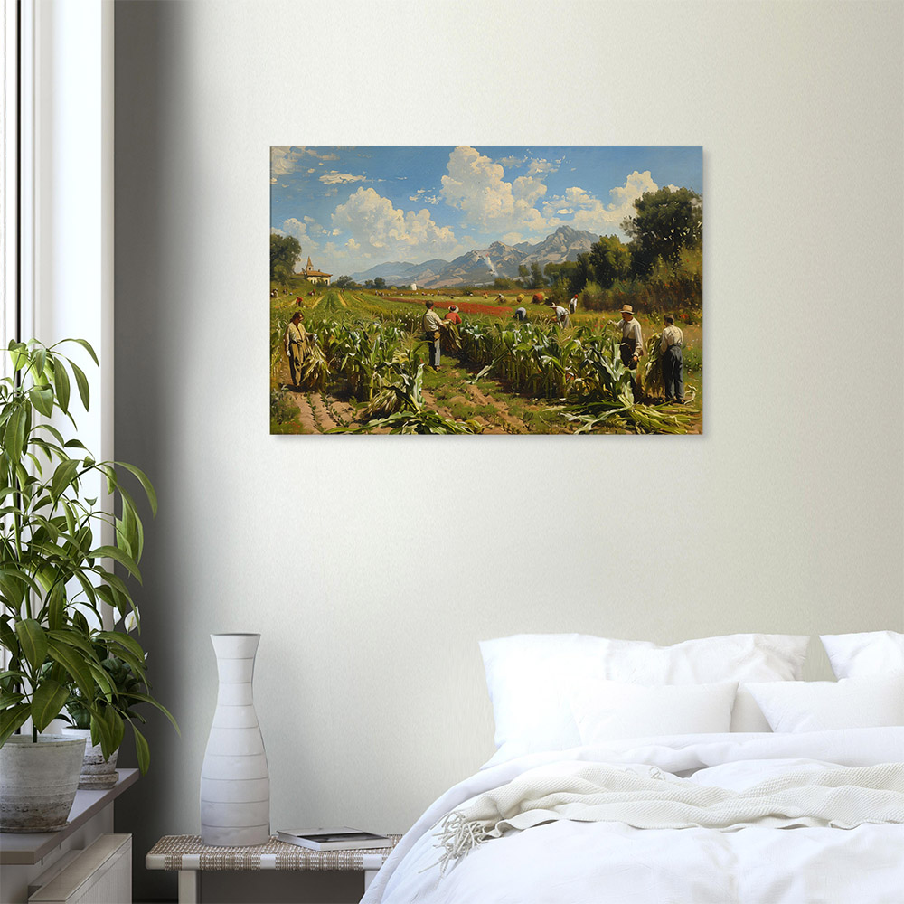 Harvesting in the Countryside #6_60x90