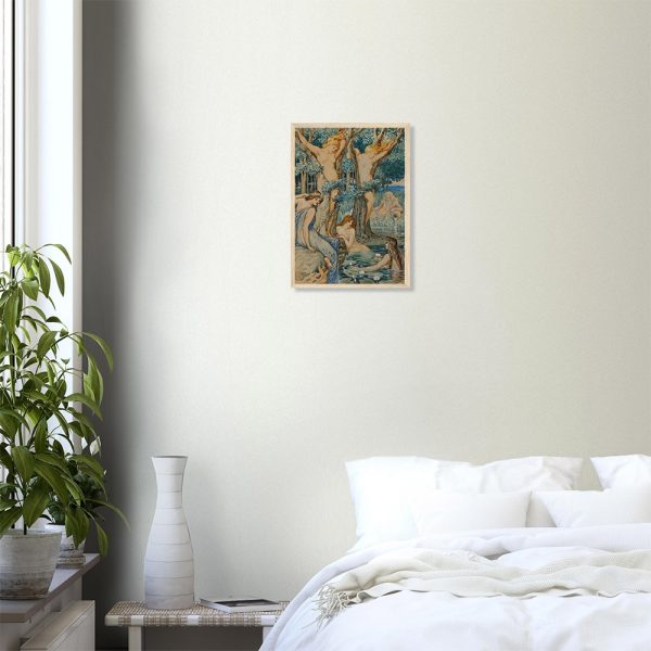 Walter Crane - Nyads and Dryads - -framed-art-wood-0