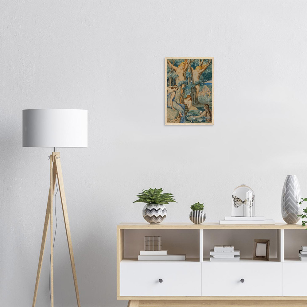 walter-crane-nyads-and-dryads-framed-art-wood-1 Walter Crane - Nyads and Dryads - -framed-art-wood-1