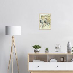 Walter Crane - Porte de France Tunis - -framed-art-wood-1