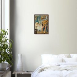Walter Crane - The Sleeping Beauty - -framed-art-dark-wood-0