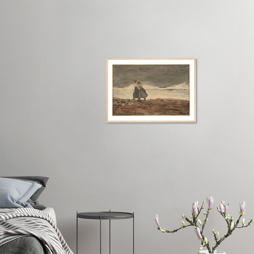 Winslow Homer - Danger - -framed-wall-art-wood-0