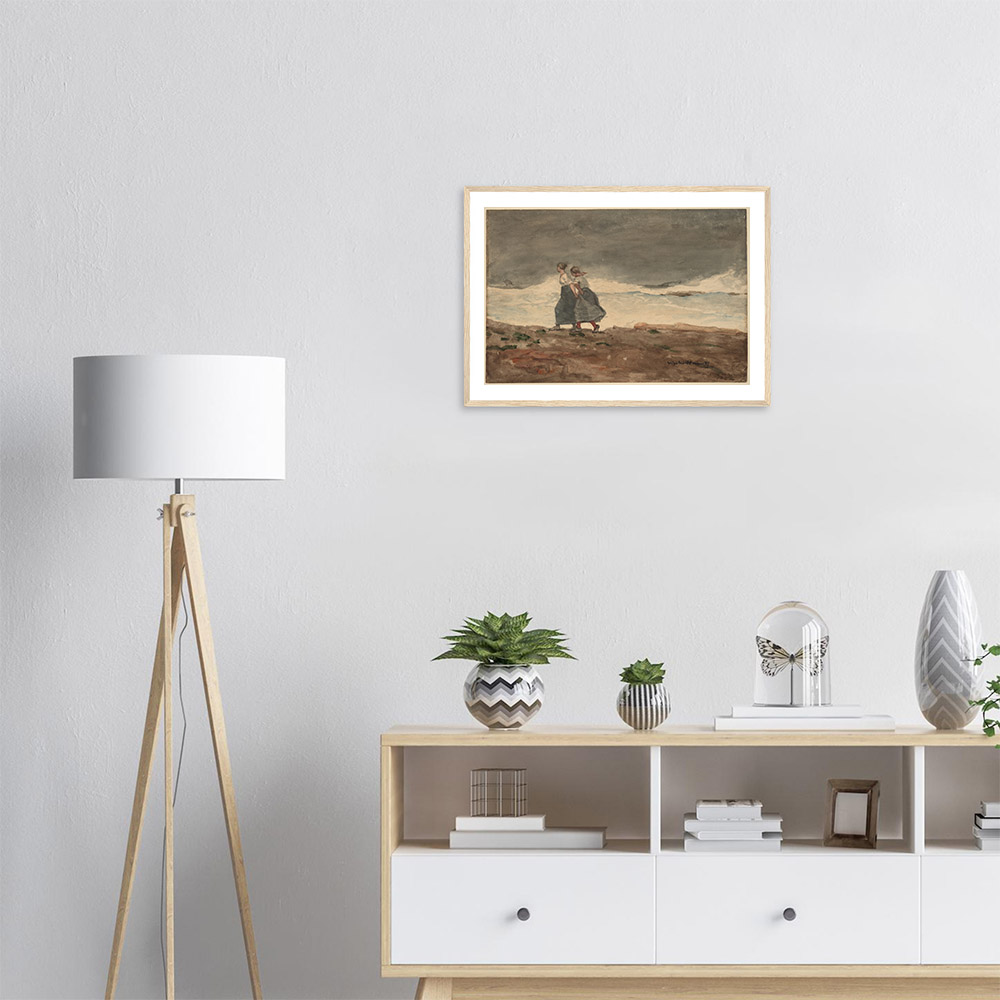 Winslow Homer - Danger - -framed-wall-art-wood-1