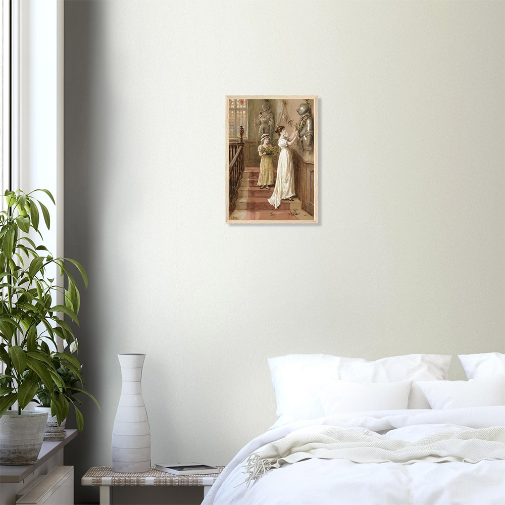 George Kilburne - Christmas Eve - -framed-poster-wood-0