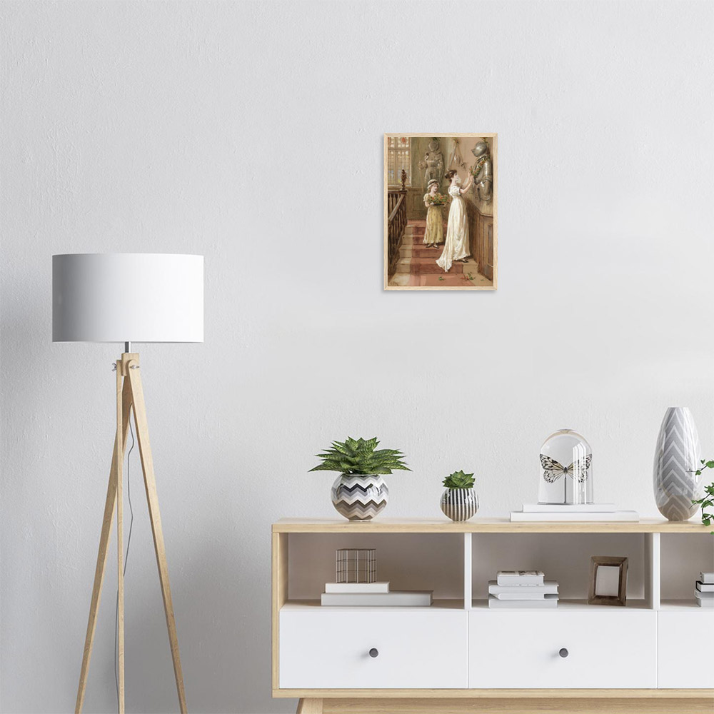 George Kilburne - Christmas Eve - -framed-poster-wood-1