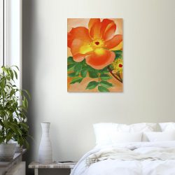 Georgia O'Keeffe - Austrian Copper Rose - -print-on-canvas-1-60x80