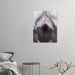 Georgia O'Keeffe - Black Iris III - -print-on-canvas-2-60x80