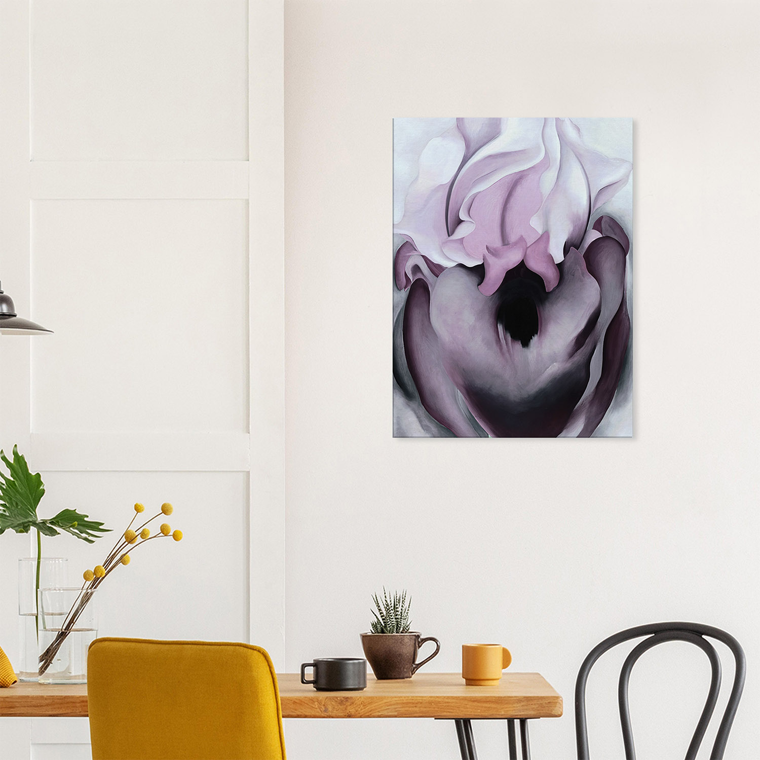 Georgia O'Keeffe - Black Iris VI - -print-on-canvas-0-60x80