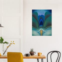 Georgia O'Keeffe - Blue Flower - -print-on-canvas-0-60x80