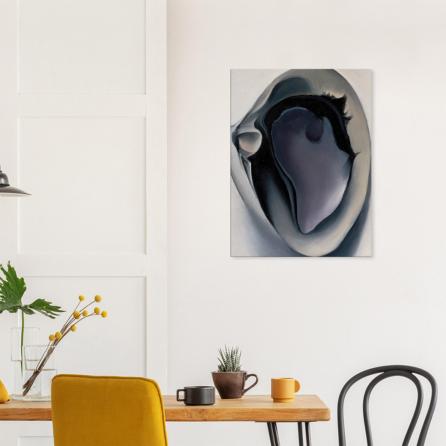 Georgia O'Keeffe - Clam and Mussel - -print-on-canvas-0-60x80