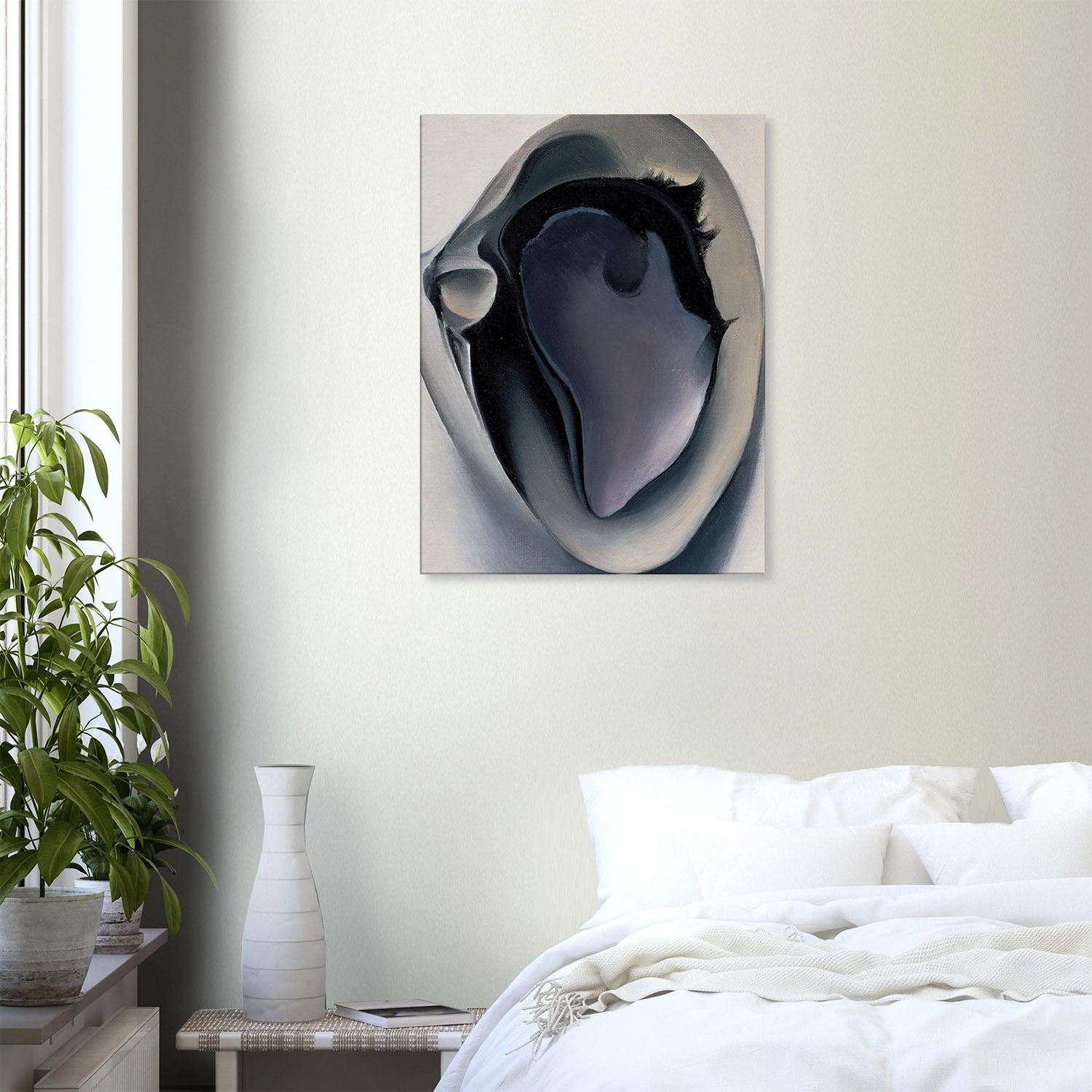Georgia O'Keeffe - Clam and Mussel - -print-on-canvas-1-60x80