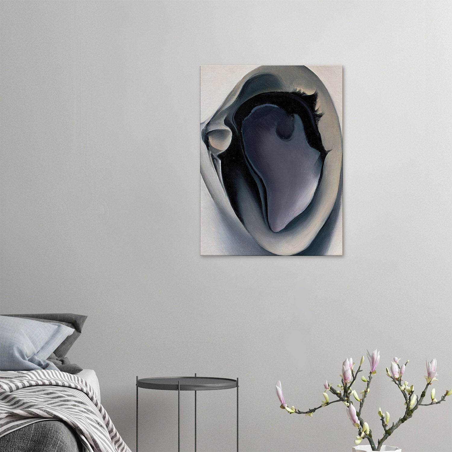 Georgia O'Keeffe - Clam and Mussel - -print-on-canvas-2-60x80