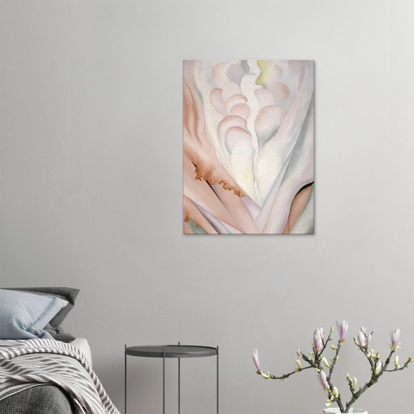 Georgia O'Keeffe - Flower Abstraction - -print-on-canvas-2-60x80