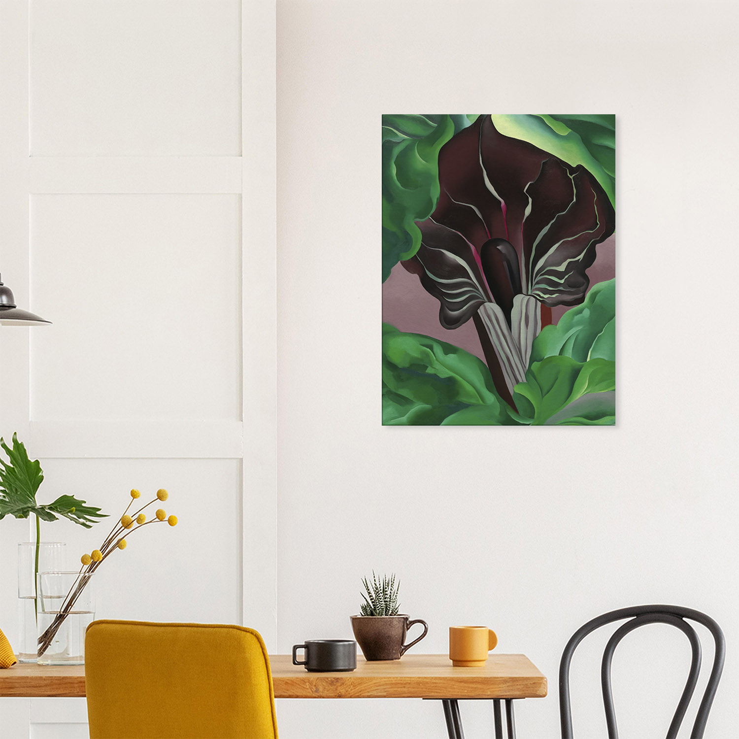 Georgia O'Keeffe - Jack in Pulpit - -print-on-canvas-0-60x80