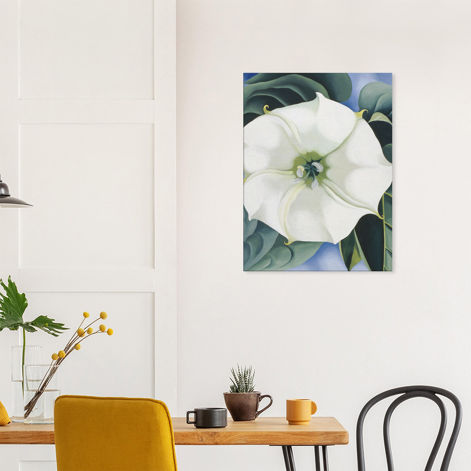 Georgia O'Keeffe - Jimson Weed - -print-on-canvas-0-60x80