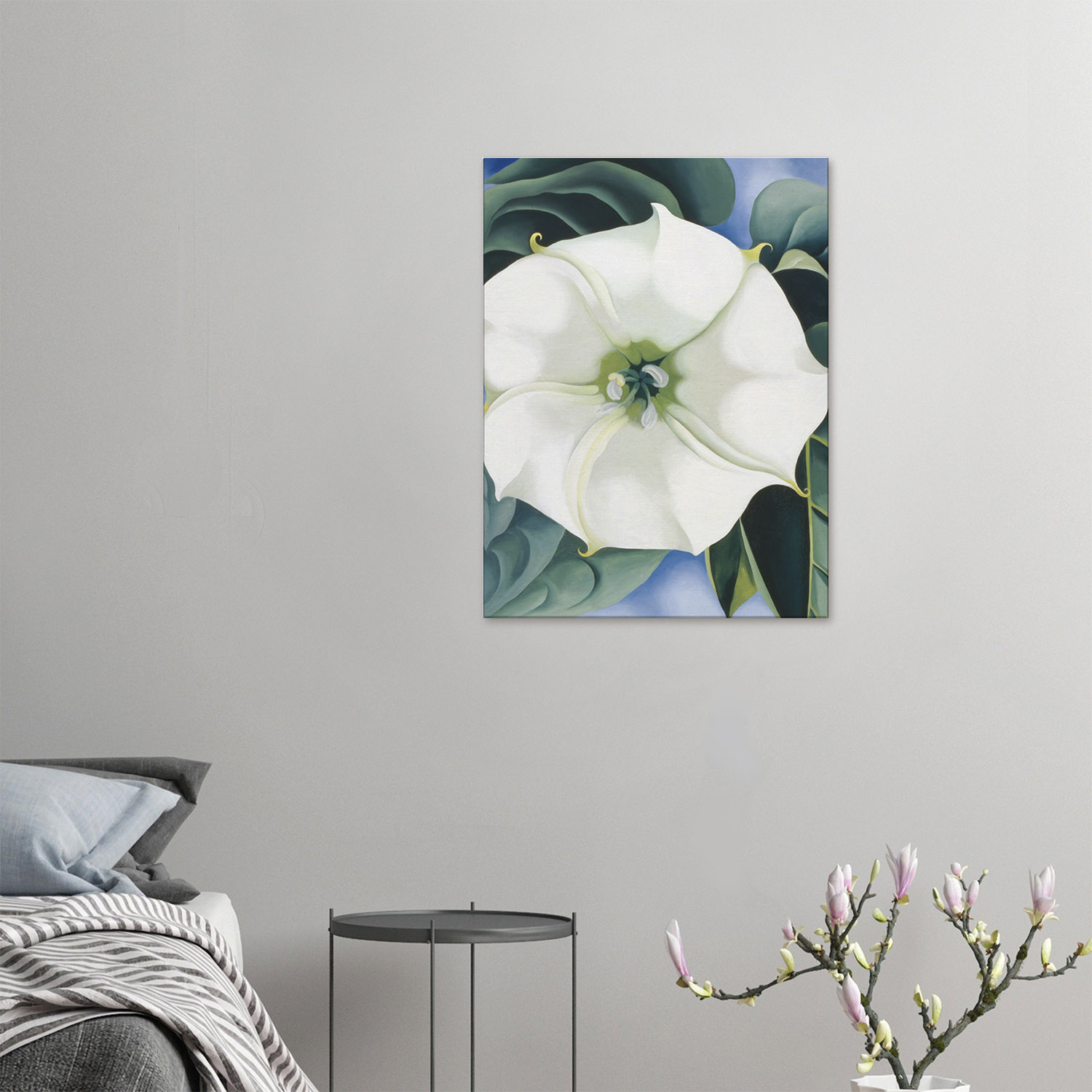 Georgia O'Keeffe - Jimson Weed - -print-on-canvas-2-60x80