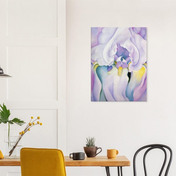 Georgia O'Keeffe - Light of Iris - -print-on-canvas-0-60x80