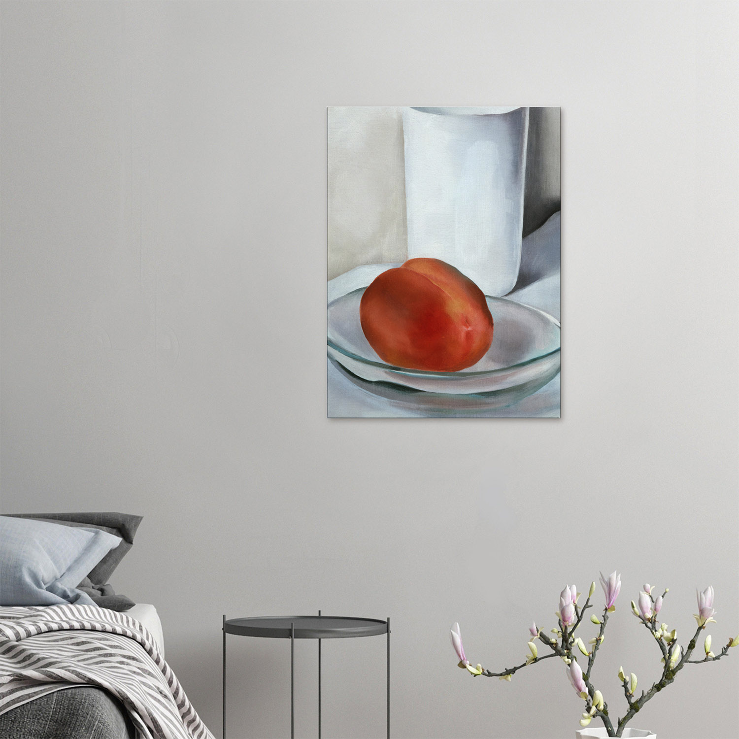 Georgia O'Keeffe - Peach and Glass, 1927 - -print-on-canvas-2-60x80