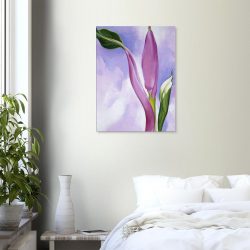 Georgia O'Keeffe - Pink Ornamental Banana - -print-on-canvas-1-60x80