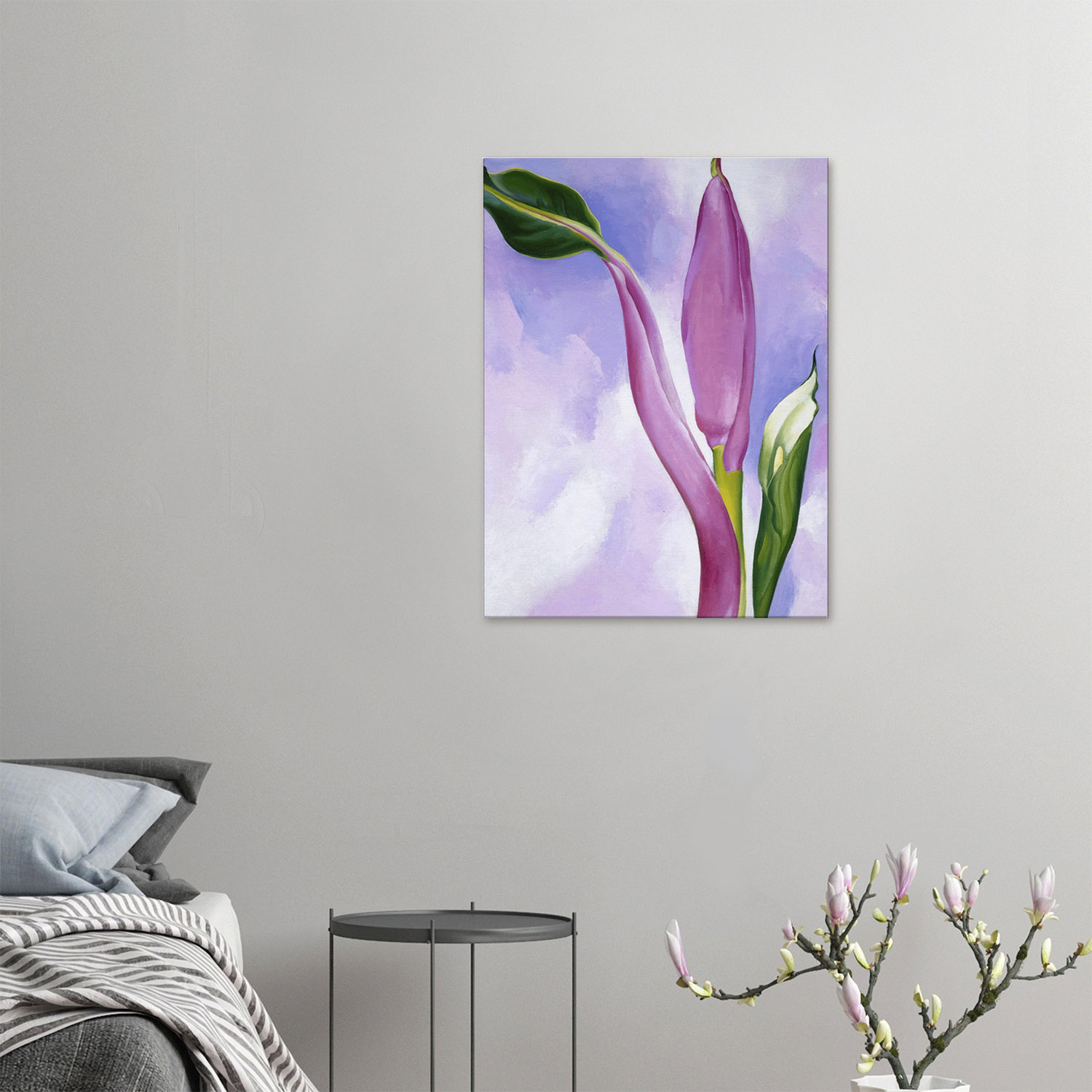 georgia-okeeffe-pink-ornamental-banana-print-on-canvas-2-60x80 Georgia O'Keeffe - Pink Ornamental Banana - -print-on-canvas-2-60x80