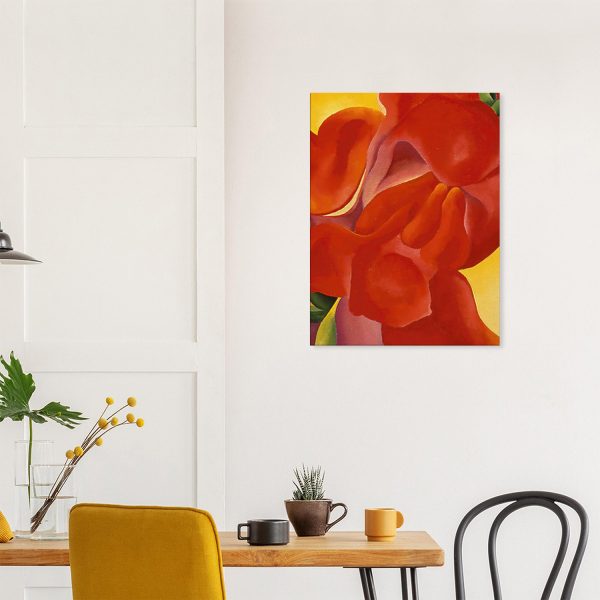 Georgia O'Keeffe - Red Canna 1923 - -print-on-canvas-0-60x80