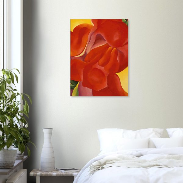 Georgia O'Keeffe - Red Canna 1923 - -print-on-canvas-1-60x80