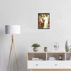 Walter Crane- L Art et la Vie - -framed-poster-dark-wood-1