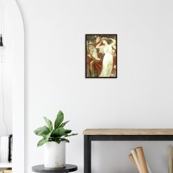 Walter Crane- L Art et la Vie - -framed-poster-dark-wood-2
