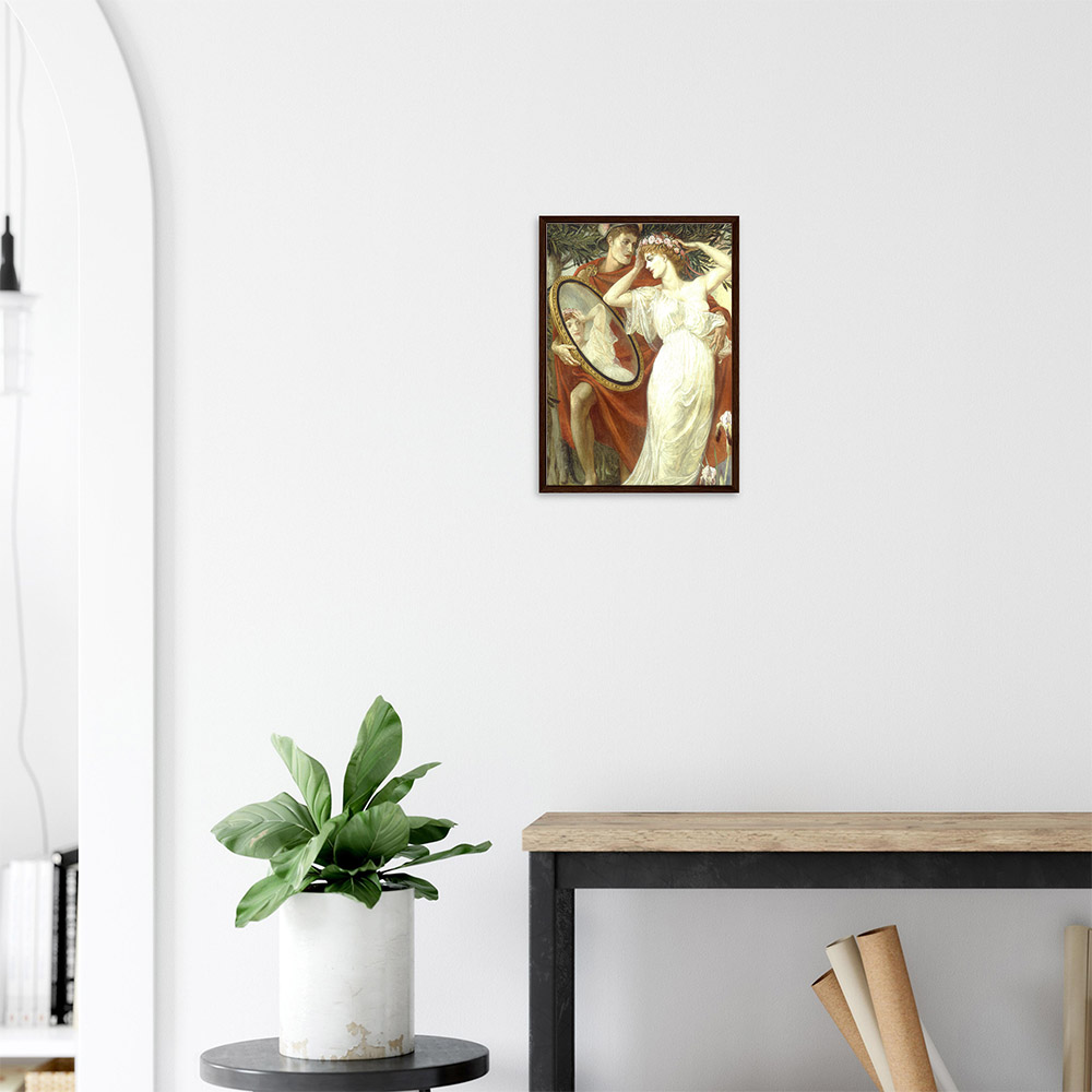 Walter Crane- L Art et la Vie - -framed-poster-dark-wood-2