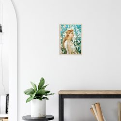 Walter Crane - Lilies - -framed-poster-wood-2