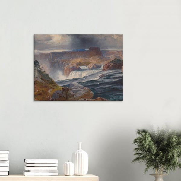 Thomas Moran - Great Falls of Snake River, Idaho - Print on Canvas - 1