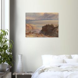 Thomas Moran - The Great Salt Lake of Utah - Print on Canvas - 1